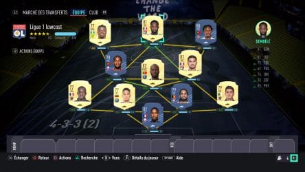 Image d'illustration pour l'article : Une équipe de Ligue 1 low-cost et compétitive - FIFA 21