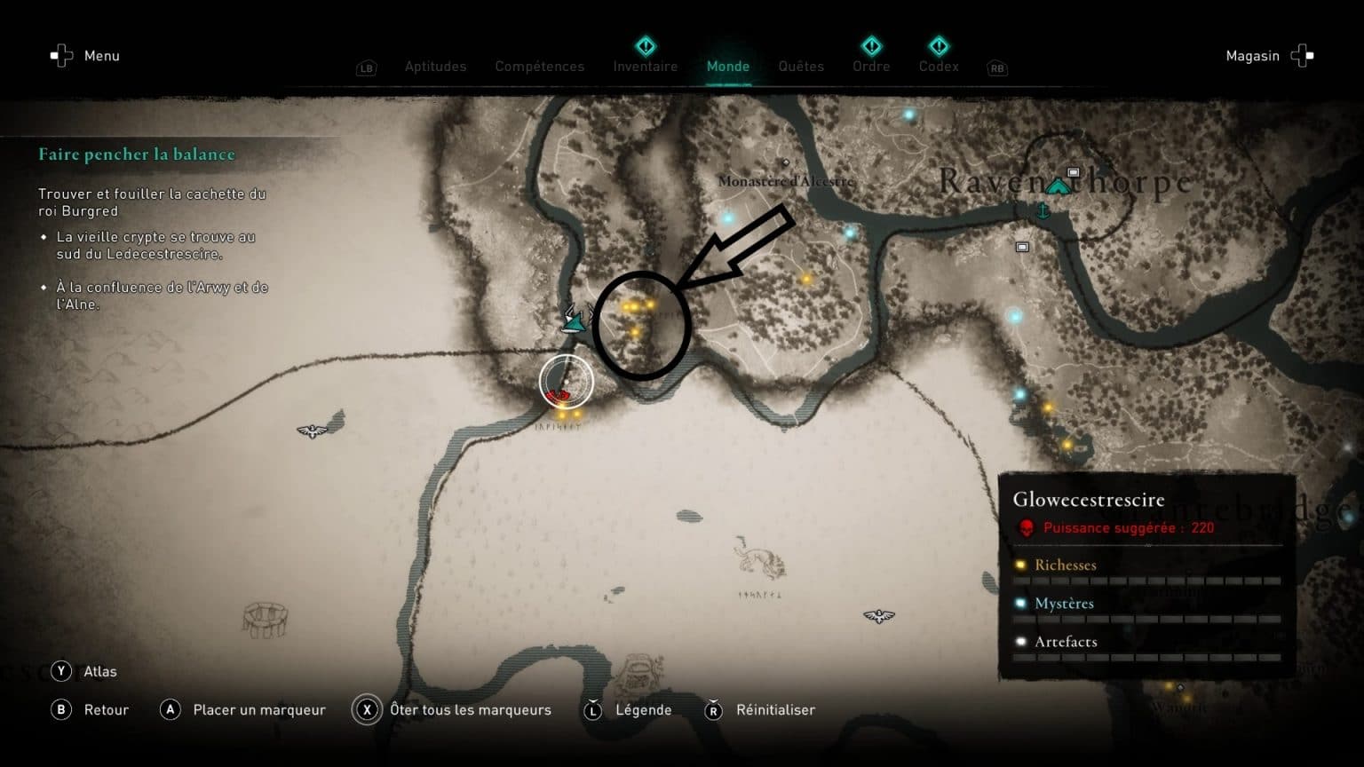 Faire pencher la balance Assassin's Creed Valhalla Soluce