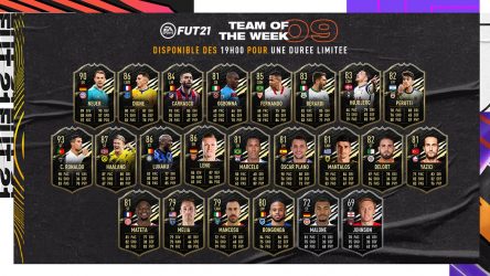 Image d'illustration pour l'article : FIFA 21 dévoile la neuvième Team Of The Week