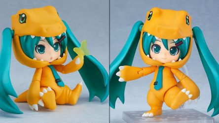 Image d'illustration pour l'article : Hatsune Miku : Une adorable figurine nendoroid en Agumon (Digimon)
