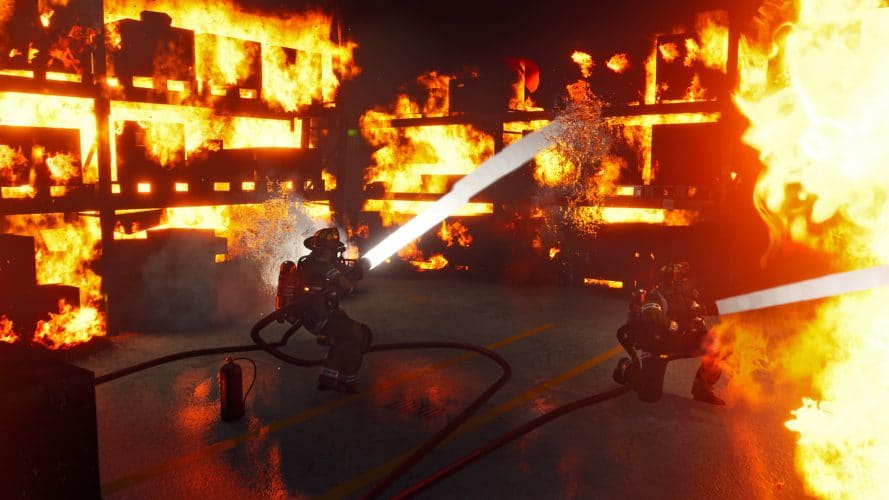 Firefighting simulator
