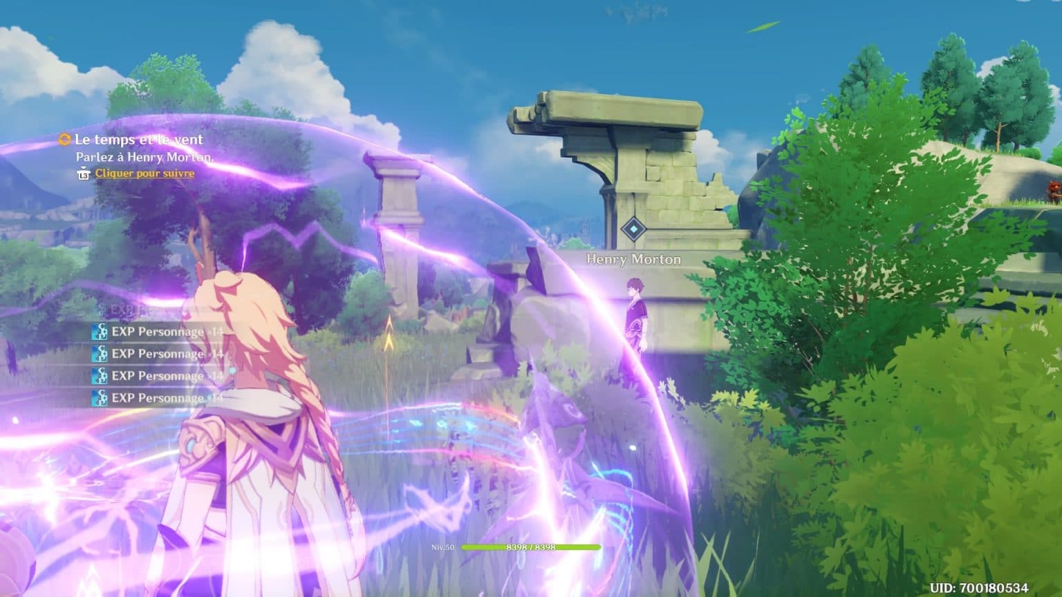 Le temps et le vent Guide Genshin Impact