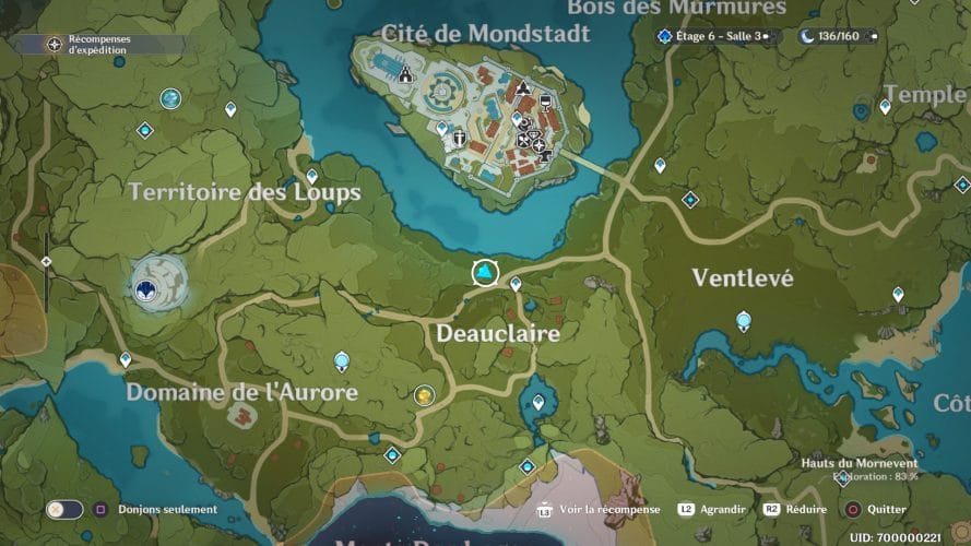 Emplacement de tous les Panoramas Guide Genshin Impact