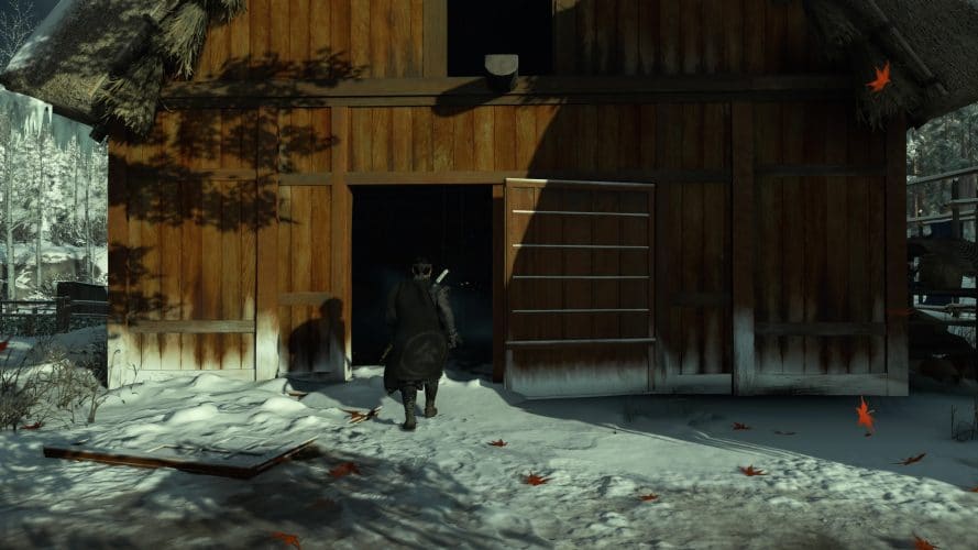 Caché dans la neige Soluce Ghost of Tsushima