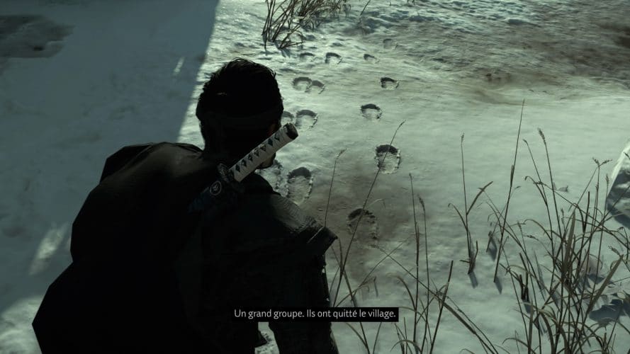 Caché dans la neige Soluce Ghost of Tsushima