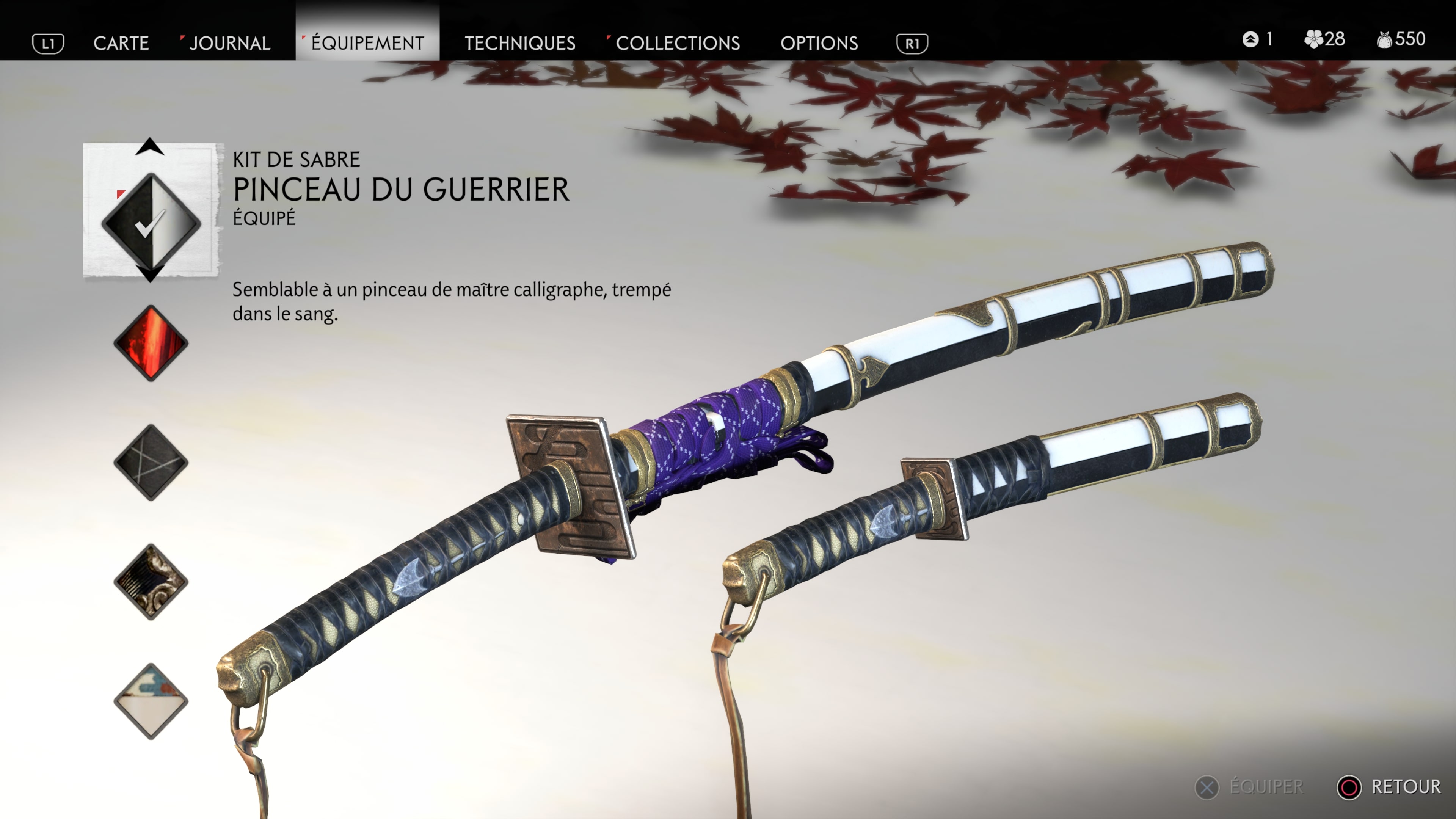 Ghost of tsushima pinceau guerrier 16