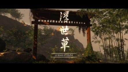 Image d'illustration pour l'article : Le sensei et l'élève - Ghost of Tsushima