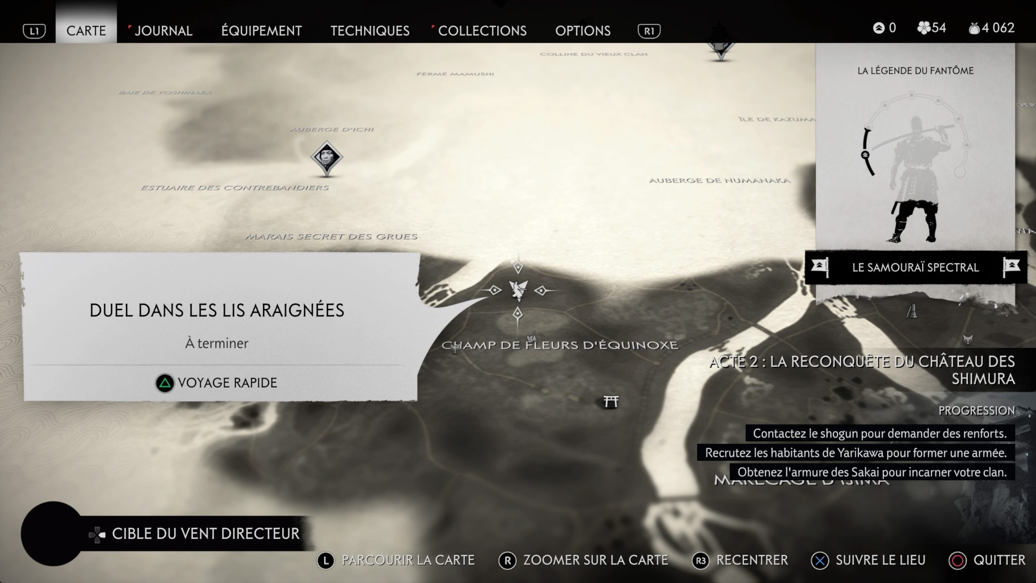 Les six lames de Kojiro Soluce Ghost of Tsushima