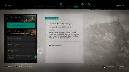 Image d'illustration pour l'article : Les murs de Templebrough - Assassin's Creed Valhalla