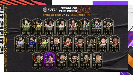 Image d'illustration pour l'article : FIFA 21 dévoile la sixième Team Of The Week