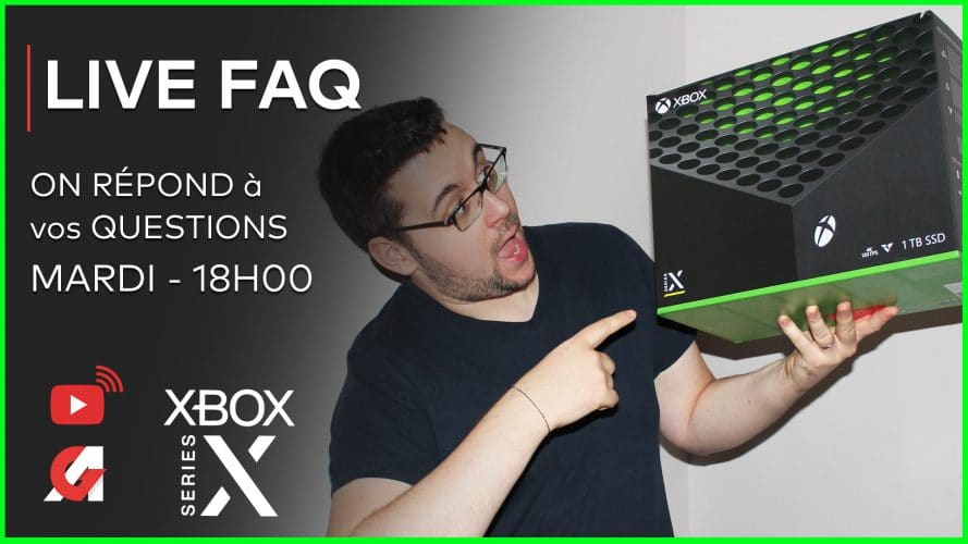 Xbox series x : on répond à vos questions en live aujourd'hui à 18h