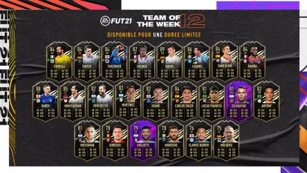 Image d'illustration pour l'article : FIFA 21 dévoile la Team Of The Week numéro 12
