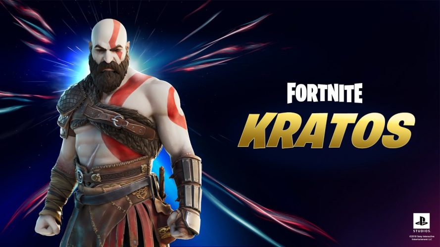 Epic games playstation fortnite kratos