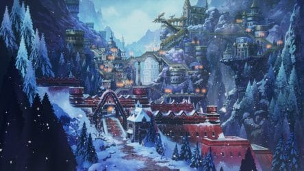 Image d'illustration pour l'article : Bravely Default 2 présente le royaume enneigé de Rimedahl en vidéo