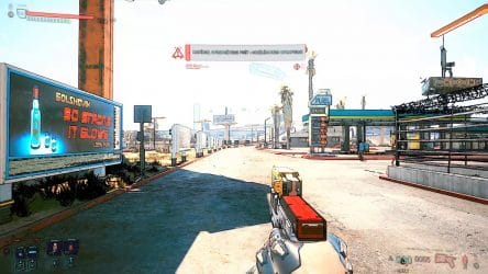 Image d'illustration pour l'article : Cyberpunk 2077 : un mod transforme Night City en Borderlands 2077