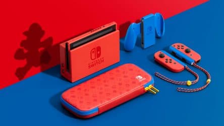 Image d'illustration pour l'article : Une Switch rouge et bleu spéciale Mario sera vendue dès le 12 février