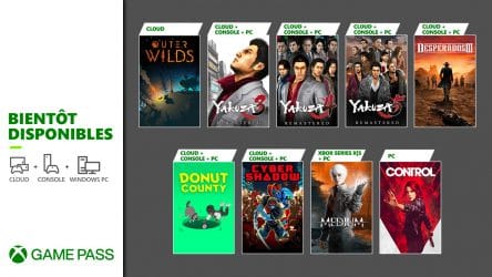 Image d'illustration pour l'article : Game Pass : Control, Desperados III, Yakuza 3, 4 et 5 arrivent prochainement
