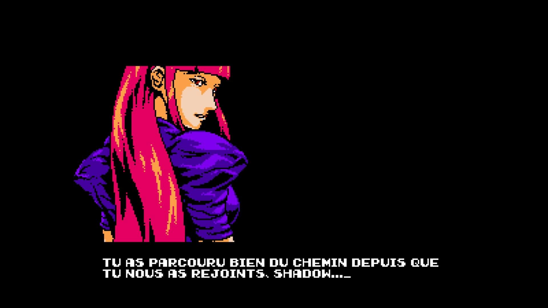 Cyber shadow cinematique kunoichi