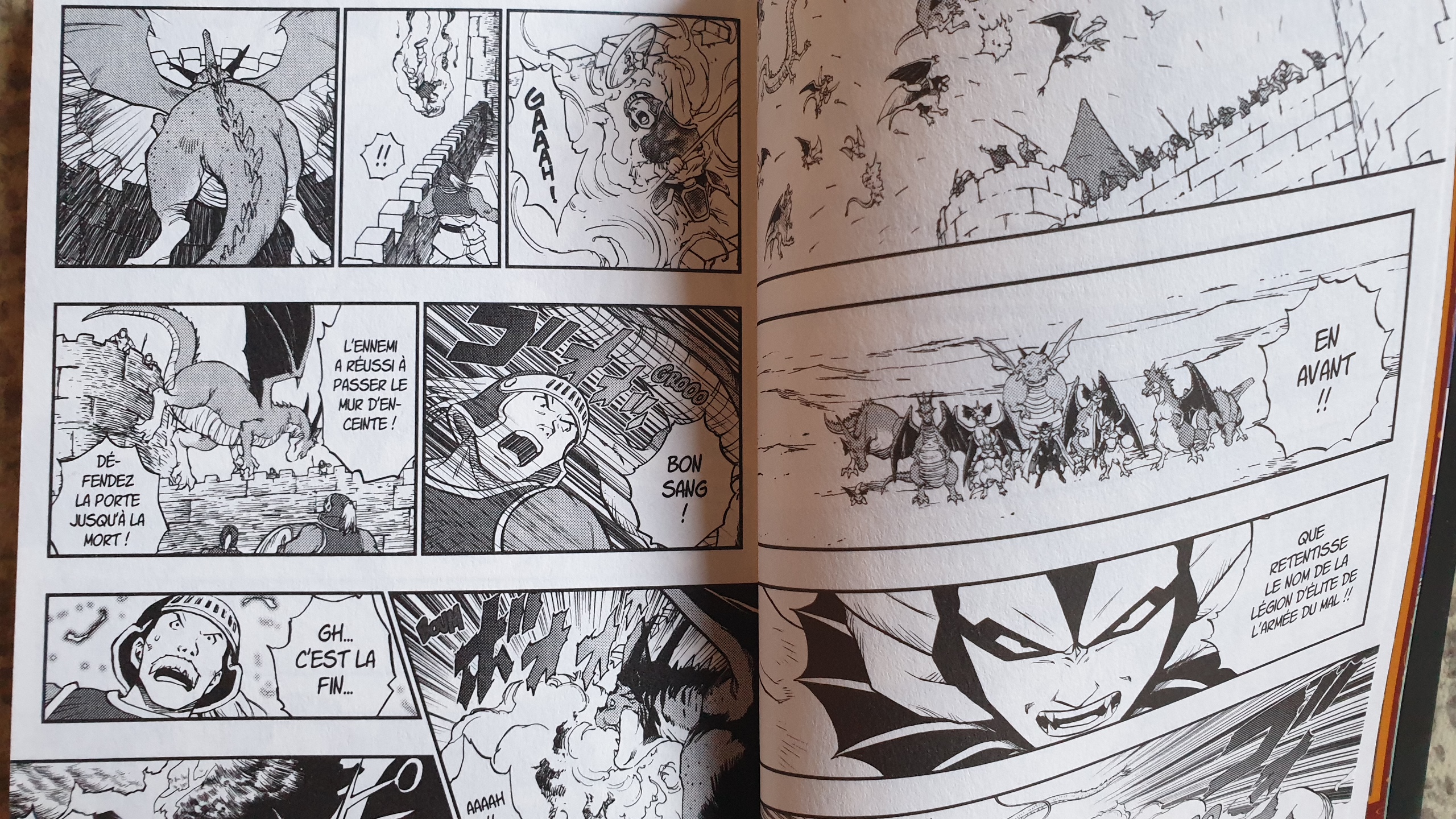 Dragon quest : emblem of roto - returns - manga - couverture - personnages - paysages