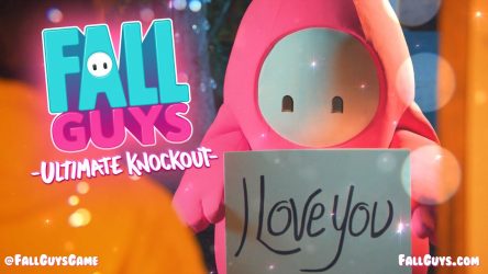 Image d'illustration pour l'article : Fall Guys parodie Love Actually et nous propose un costume de panda roux pour la Saint-Valentin