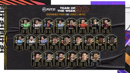 Image d'illustration pour l'article : FIFA 21 dévoile la Team Of The Week numéro 20