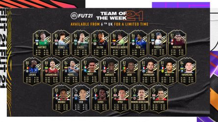 Image d'illustration pour l'article : FIFA 21 dévoile la Team Of The Week numéro 21