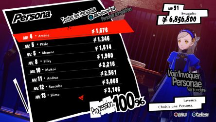 Image d'illustration pour l'article : Liste complète des Personae - Persona 5 Strikers