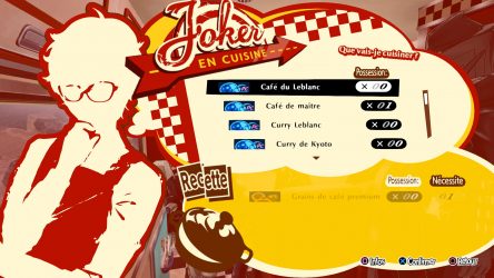 Image d'illustration pour l'article : Liste complète des recettes - Persona 5 Strikers