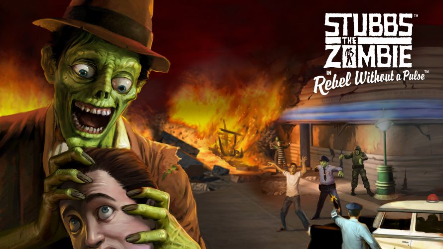 Stubbs the zombie in rebel without a pulse key art 1