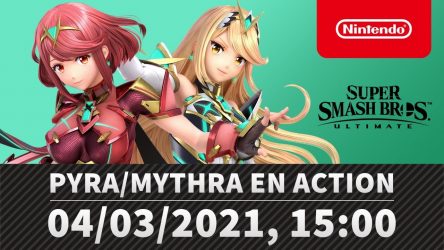 Image d'illustration pour l'article : Super Smash Bros Ultimate : stream Pyra - Mythra le 4 mars