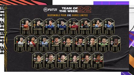 Image d'illustration pour l'article : FIFA 21 dévoile la Team Of The Week numéro 22