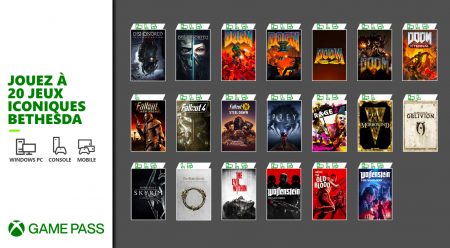 Image d'illustration pour l'article : Xbox : 20 jeux Bethesda arrivent sur le Xbox Game Pass dès demain