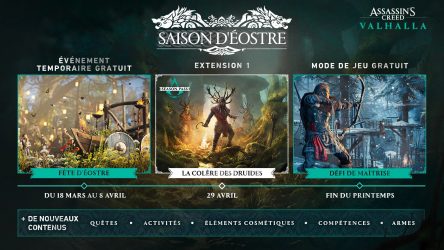 Image d'illustration pour l'article : Assassin’s Creed Valhalla confirme l'arrivée de son premier DLC le 29 avril