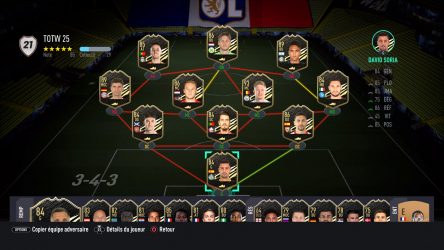 Image d'illustration pour l'article : FIFA 21 dévoile la Team Of The Week numéro 25