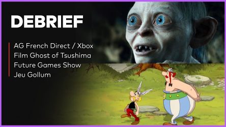 Image d'illustration pour l'article : Débrief' : Gollum, Astérix & Obélix, film Ghost of Tsushima et +100 jeux Xbox présentés