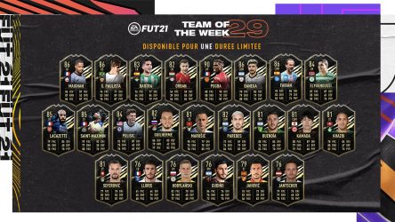 Image d'illustration pour l'article : FIFA 21 dévoile la Team Of The Week numéro 29