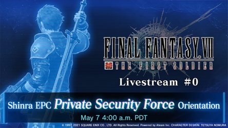 Image d'illustration pour l'article : Final Fantasy VII The First Soldier fera un stream le 7 mai