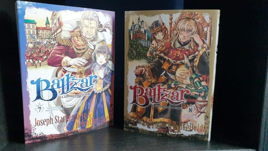 Baltzar - tomes 7 et 8 - couvertures - roi - prince - princesse - couleurs