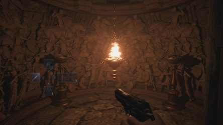 Image d'illustration pour l'article : Allumer les brasiers de la Salle de la Guerre - Resident Evil Village