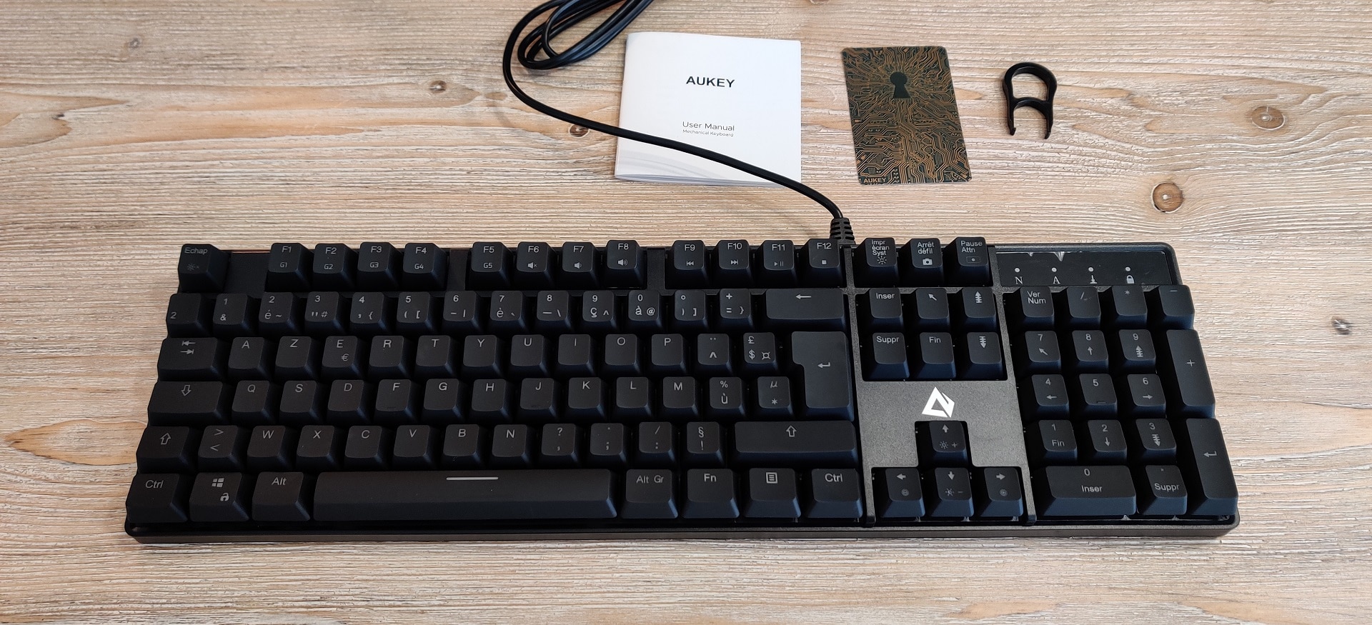 Aukey KM-G6 : notre test du clavier gaming à moins de 50€