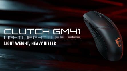 Image d'illustration pour l'article : Test MSI Clutch GM41 Lightweight Wireless - Une souris gaming sans fil légère et très performante