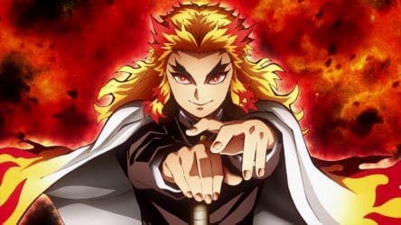 Image d'illustration pour l'article : Demon Slayer: Kimetsu no Yaiba – Hinokami Keppuutan s'enflamme avec Kyojuro Rengoku