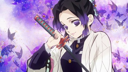 Image d'illustration pour l'article : Demon Slayer: Kimetsu no Yaiba – Hinokami Keppuutan ajoute Shinobu Kocho