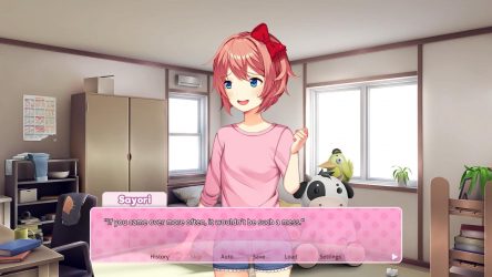 Image d'illustration pour l'article : Doki Doki Literature Club Plus fait les présentations avec 4 minutes de gameplay