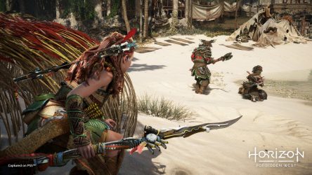 Image d'illustration pour l'article : Horizon Forbidden West a droit à quelques secondes de gameplay et nous parle de ses combats