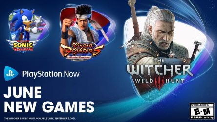 Image d'illustration pour l'article : PlayStation Now : The Witcher 3, Slay The Spire et Virtua Fighter 5 arrivent en juin en plus des jeux Sonic