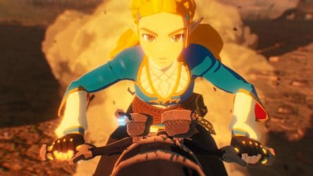 Image d'illustration pour l'article : Hyrule Warriors : L’Ère du Fléau montre Zelda en moto