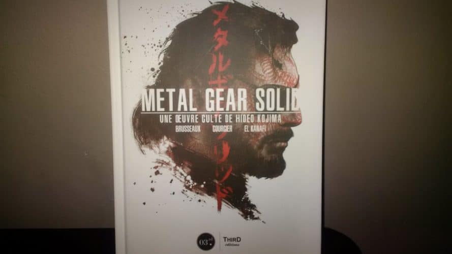 Metal gear solid third editions recto couverture