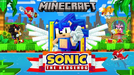 Image d'illustration pour l'article : Minecraft accueille dès aujourd'hui un DLC avec Sonic