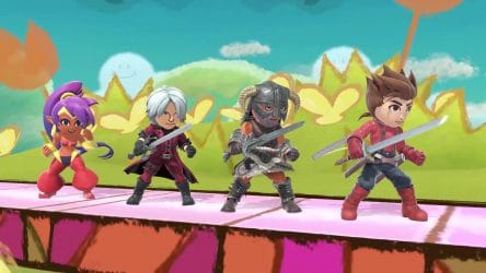 Image d'illustration pour l'article : Super Smash Bros Ultimate : Dante, Shantae, Lloyd et le Dovahkiin de Skyrim en costumes Mii